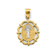 14K Two-Tone Gold San Benito Pendant