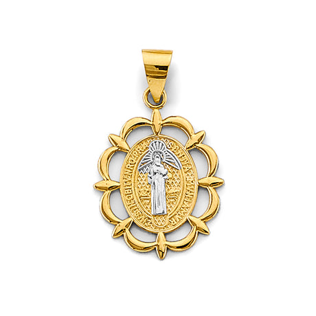 14K Two-Tone Gold San Benito Pendant