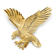 14K Yellow Gold Large Eagle Pendant