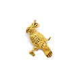 14K Yellow Gold Parrot Pendant