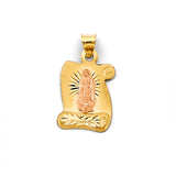 Scroll-Frame Guadalupe Stamp — Small