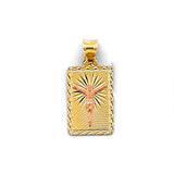 Rectangle Crucified Christ Stamp — Small