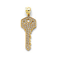 14K Yellow Gold Key Pendant