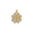 14K Yellow Gold Four-Leaf Clover Pendant