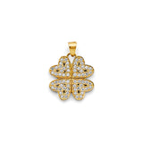 14K Yellow Gold Four-Leaf Clover Pendant