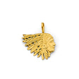 14K Yellow Gold Native American Chief Pendant