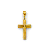 14K Yellow Gold Cross Pendant