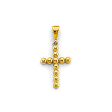 14K Yellow Gold Small Cross Pendant