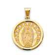 14K Yellow Gold Religious Pendant