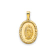 14K Yellow Gold Religious Pendant