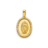 14K Yellow Gold Religious Pendant