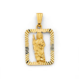 14K Yellow Gold St. Jude Thaddeus Pendant
