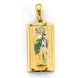 14K Two-Tone Gold St. Jude Thaddeus Pendant