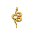 14K Yellow Gold Serpent Pendant