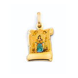14K Yellow Gold Santo Nino de Atocha Pendant