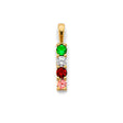 14K Yellow Gold Four-Stone Mother's Pendant