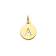 14K Yellow Gold Cut-Out Initial Pendant