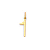 14K Yellow Gold Number Pendant