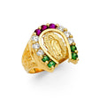 14K Yellow Gold Our Lady of Guadalupe Ring
