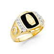 14K Yellow Gold Men's Guadalupe Ring