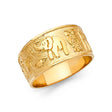 14K Yellow Gold Amor Band Ring