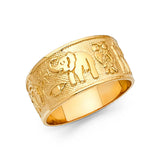 14K Yellow Gold Amor Band Ring