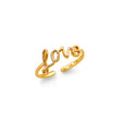 14K Yellow Gold Love Toe Ring