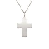 14K Gold High Polished Cross Religious Pendant