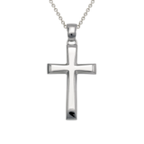 14K Gold High Polished Cross Religious Pendant