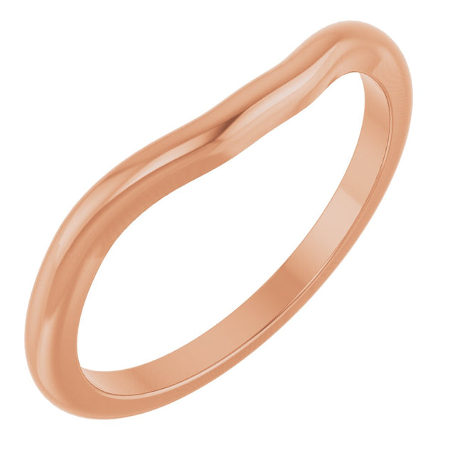 14K Gold Elongated Cushion Claw-Prong Three-Stone Natural Diamond Matching Band - Rose Gold