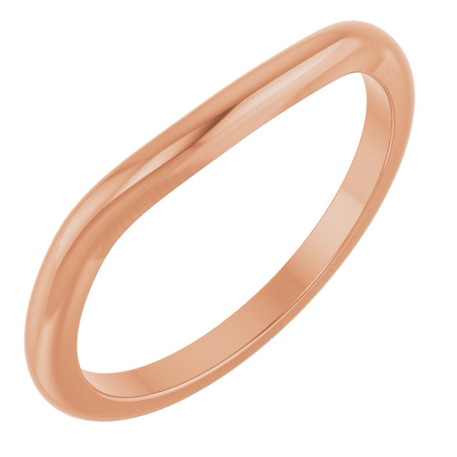 14K Gold Elongated Cushion Claw-Prong Three-Stone Natural Diamond Matching Band - Rose Gold