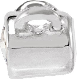 14K Gold Round Natural Diamond Rose-Cut Bezel-Set Necklace - White Gold - view 4