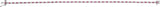 14K Gold Round Natural Ruby & Natural Diamond Line Bracelet - White Gold - view 7