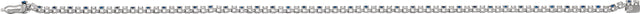 14K Gold Round Natural Blue Sapphire & Natural Diamond Line Bracelet - White Gold - view 8