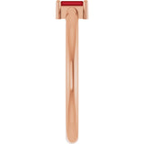 14K Gold Straight Baguette Lab-Grown Ruby Stackable Ring - Rose Gold - view 5