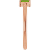 14K Gold Straight Baguette Natural Peridot Stackable Ring - Rose Gold - view 5