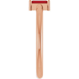 14K Gold Straight Baguette Lab-Grown Ruby Stackable Ring - Rose Gold - view 4