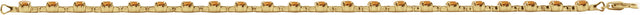 14K Gold Round Natural Citrine Line Bracelet - Yellow Gold - view 3