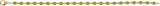 14K Gold Round Natural Peridot Line Bracelet - Yellow Gold - view 2