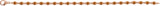 14K Gold Round Natural Citrine Line Bracelet - Rose Gold - view 2