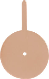 14K Gold Round Natural Aquamarine & Natural Diamond Zodiac Pendant - Rose Gold - view 4