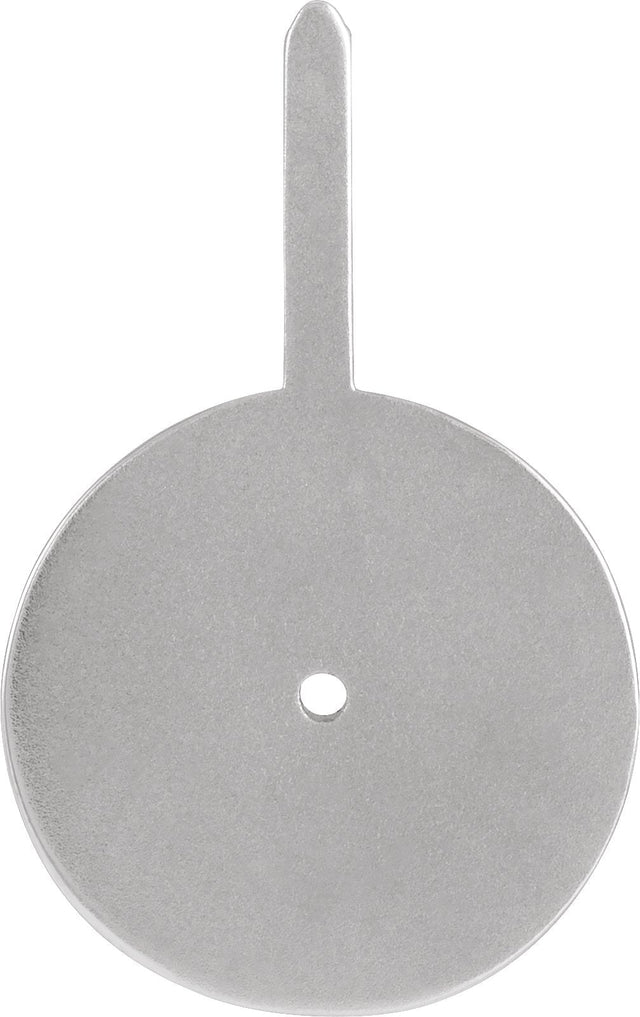 14K Gold Round Natural Aquamarine & Natural Diamond Zodiac Pendant - White Gold - view 3