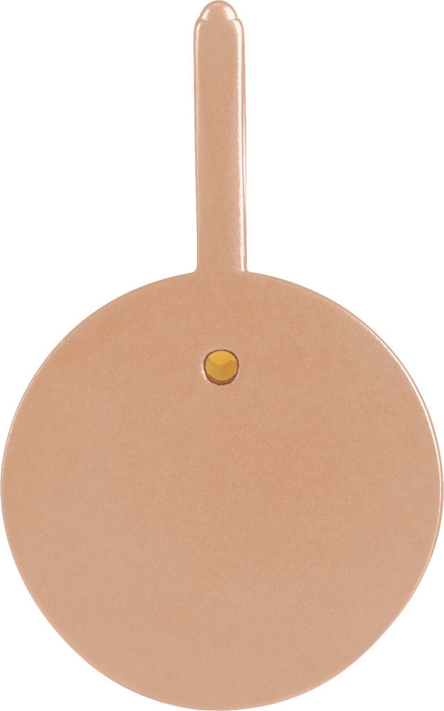 14K Gold Round Natural Citrine & Natural Diamond Zodiac Pendant - Rose Gold - view 4