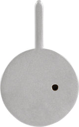 Platinum Round Natural Black Spinel & Natural Diamond Zodiac Pendant - view 4