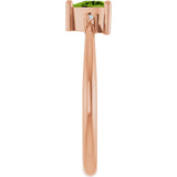 14K Gold Trillion Natural Peridot & Natural Diamond Accented Ring - Rose Gold - view 4