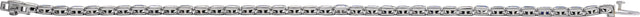 14K Gold Emerald Lab-Grown Blue Sapphire Bezel-Set Line Bracelet - White Gold - view 5
