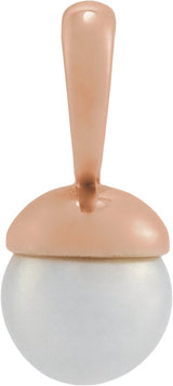 14K Gold Cultured Freshwater Pearl Pearl Pendant - Rose Gold