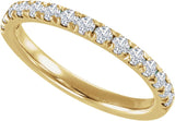 10K Gold Round Lab-Grown Diamond Birthstone Stackable Ring - Yellow Gold - view 12