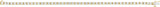 14K Gold Round Natural Diamond Line Bracelet – 3mm Stones - Yellow Gold - view 9