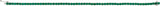 14K Gold Round Lab-Grown Emerald Line Bracelet – 3mm Stones - view 3